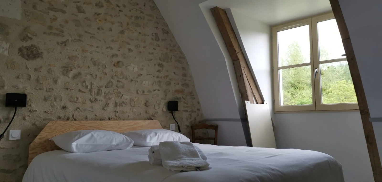 Une chambre en pierre
