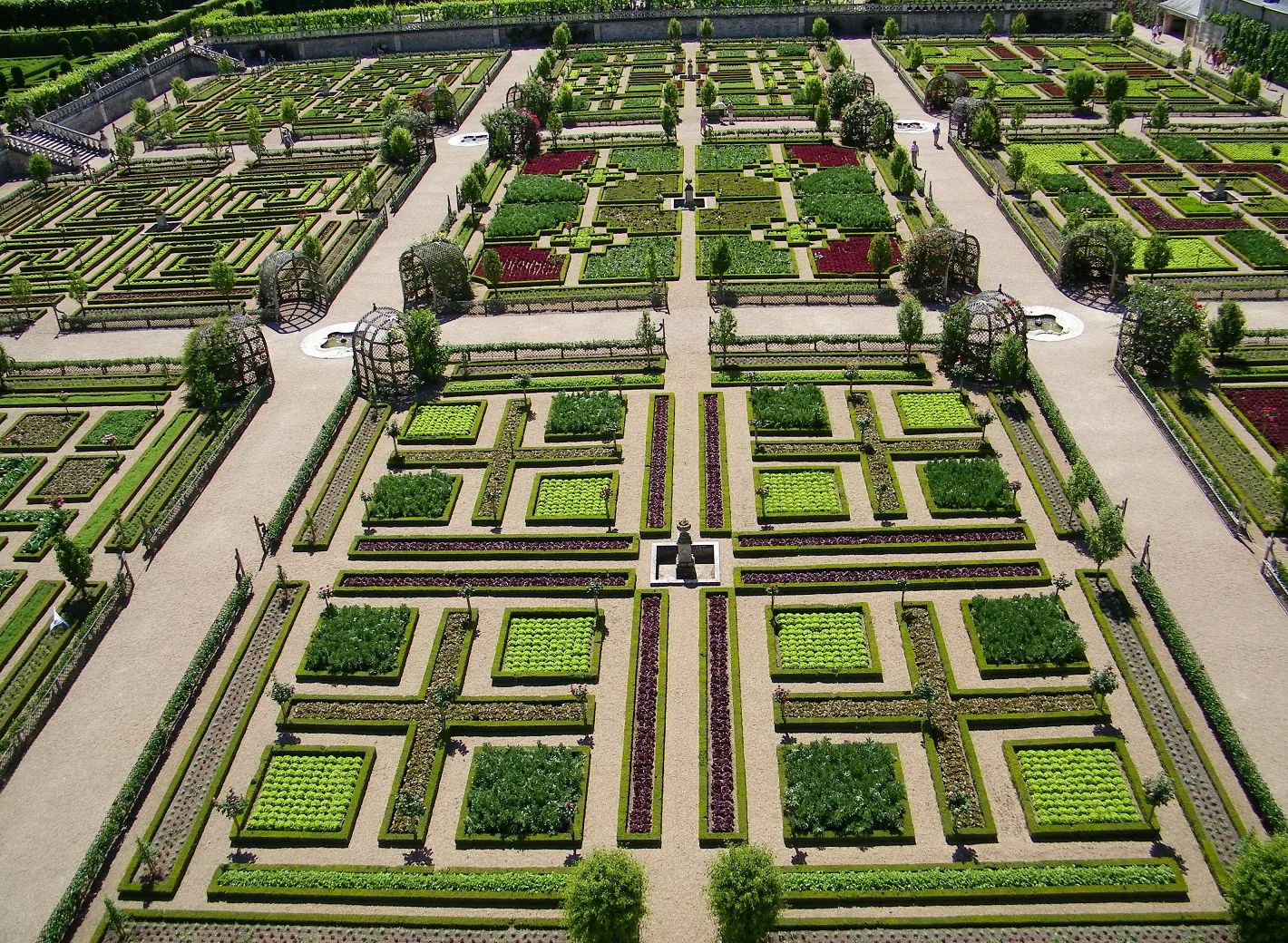 Les jardins du château de Villandry