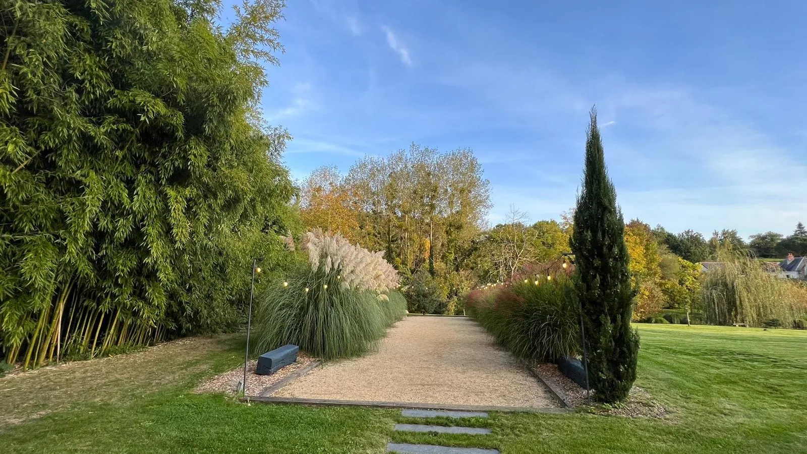 Le parc à l'automne